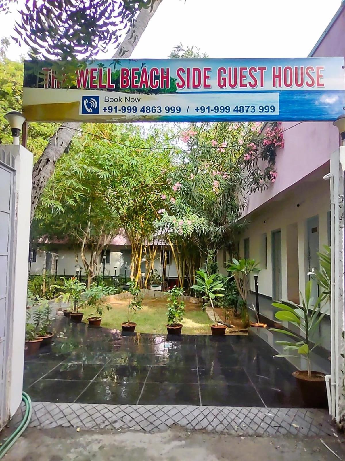 The Well Beach Side Guest House Auroville Exteriör bild
